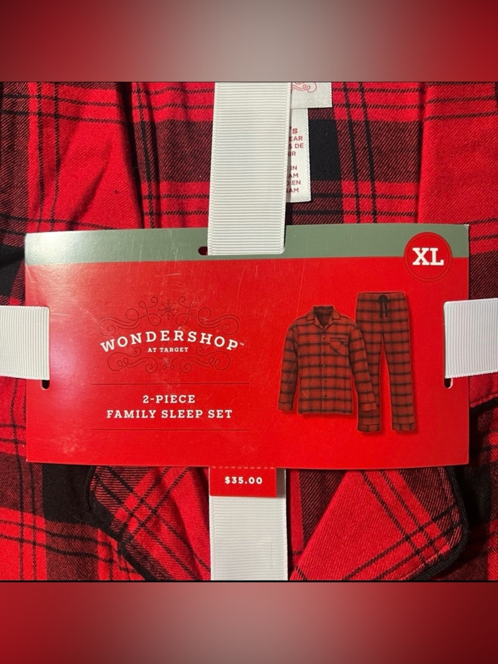 Target Red & Black Plaid Two-Piece Sleep Set